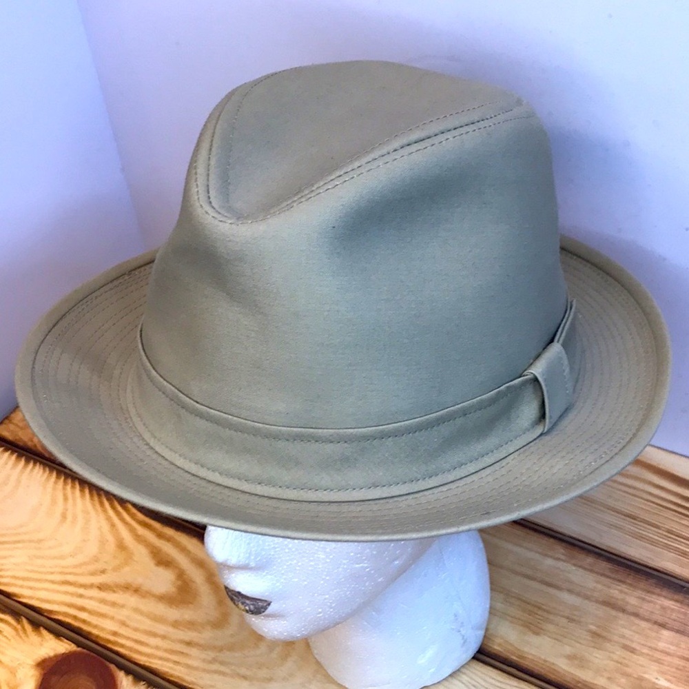 Vintage A. Adams & Spire Fedora Trilby Hat, Size XL / Made in USA
